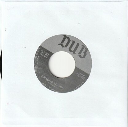 Jimmy Williams - You're Always Late + I Belong To You (Vinylsingle)