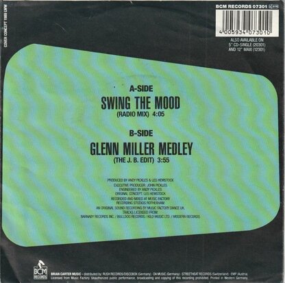 Jive Bunny - Swing the mood + Glenn Miller medley (Vinylsingle)