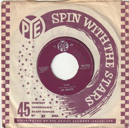 Joe Brown - Shine + The switch (Vinylsingle)