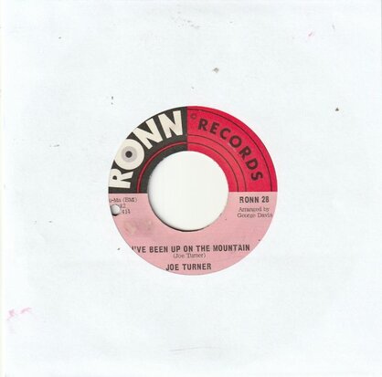 Joe Turner - I've Been Up On The Mountain + I Love You Baby (Vinylsingle)