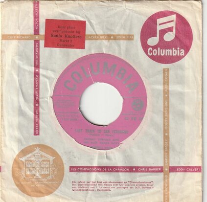 Johnny Duncan - Last train to San Fernando + Rock a billy baby (Vinylsingle)