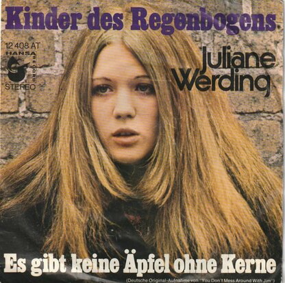 Juliane Werding - Kinder Des Regenbogens + Es Gibt Keine ?pfel Ohne Kerne (Vinylsingle)