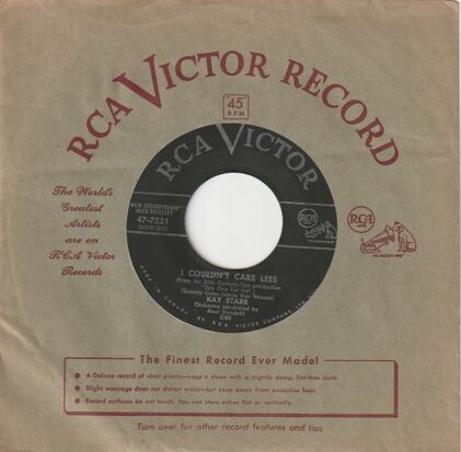 Kay Starr - I Couldn?t Care Less + Only Love Me (Vinylsingle)