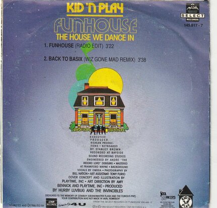 Kid 'N' Play - Funhouse + Back To Basix (Vinylsingle)