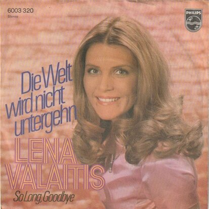 Lena Valaitis - Die welt wird nicht untergehn + So long, goodbye (Vinylsingle)