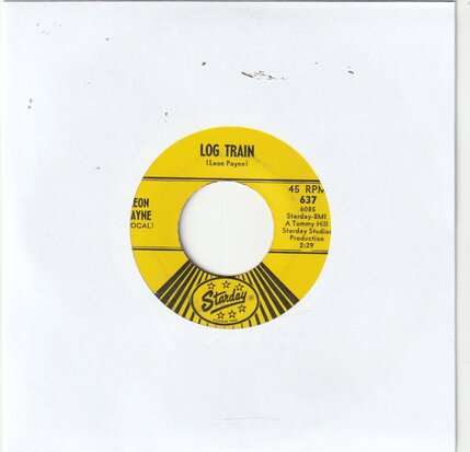 Leon Payne - Log train + Close to you (Vinylsingle)