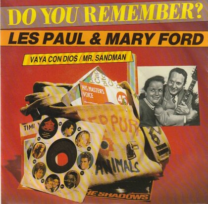 Les Paul & Mary Ford - Vaya con dios + Mr. Sandman (Vinylsingle)