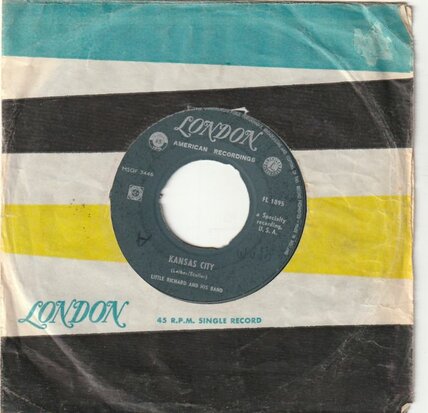 Little Richard - Kansas City + She knows how to rock 'n' roll (Vinylsingle)