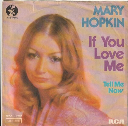 Mary Hopkin - If you love me + Tell me now  (Vinylsingle)