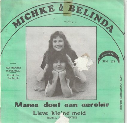 Michke & Belinda - Mama Doet Aan Aerobic + Lieve Kleine Meid (Vinylsingle)