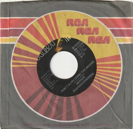 Mirage - Romeo + Don't burn down the bridge (Vinylsingle)