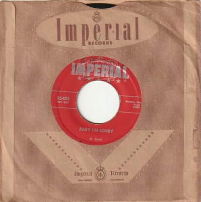 Morris Simmons - Baby I'm Sorry + If You Can't Rock Me (Vinylsingle)