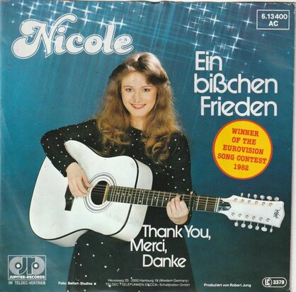 Nicole - Ein bisschen frieden + Thank you, merci. danke (Vinylsingle)