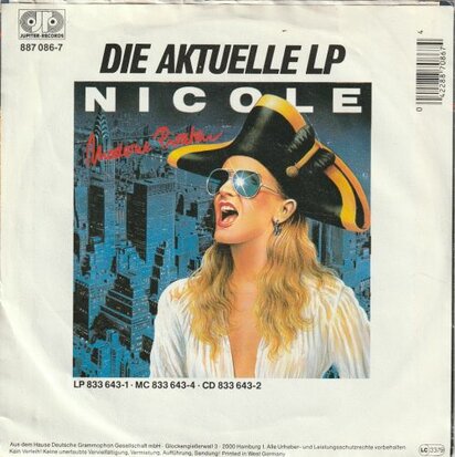 Nicole - Und wenn die nacht kommt + Allein (Vinylsingle)