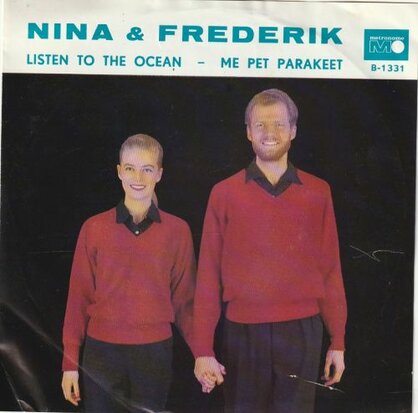 Nina & Frederik - Listen to the ocean + Me pet parakeet (Vinylsingle)