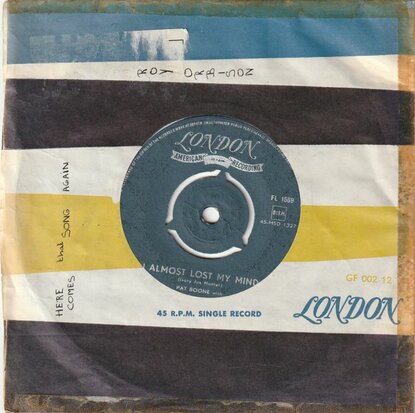 Pat Boone - I'll be home + I almost lost my mind (Vinylsingle)