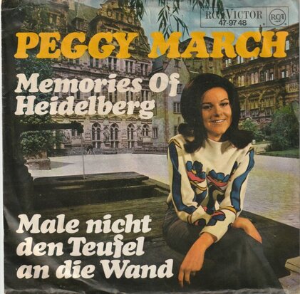 Peggy March - Male Nicht Den Teufel An Die Wand + Memories Of Heidelberg (Vinylsingle)