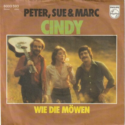 Peter Sue & Marc - Cindy + Wie die mowen  (Vinylsingle)