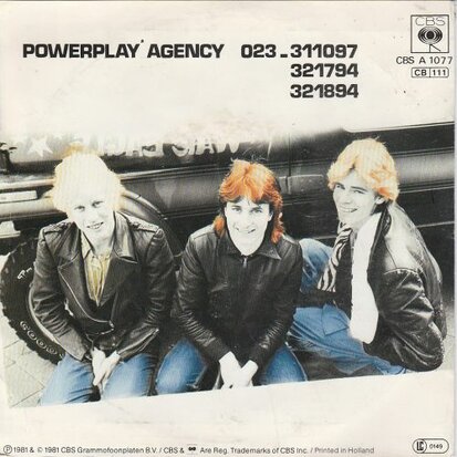 Powerplay - Love can break your heart + Stage fright (Vinylsingle)