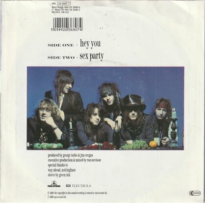 Quireboys - Hey you + Sex party (Vinylsingle)