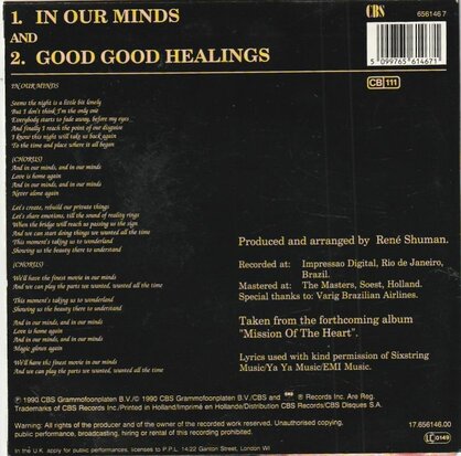 Rene Shuman - In our minds + Good good healings (Vinylsingle)