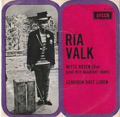 Ria Valk - Witte rozen + Scheiden doet leiden (Vinylsingle)