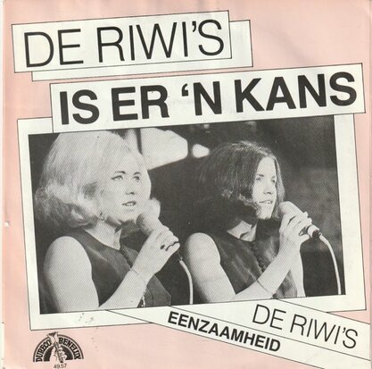 Riwi's - Is er 'n kans + Eenzaamheid (Vinylsingle)