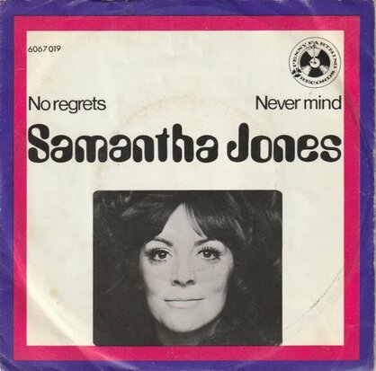 Samantha Jones - No regrets + Never mind (Vinylsingle)