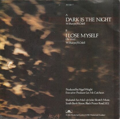 Shakatak - Dark is the night + I love myself (Vinylsingle)