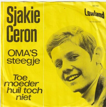 Sjakie Ceron - Oma's Steegje + Toe moeder huil toch niet (Vinylsingle)