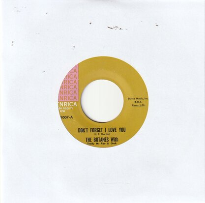 The Butanes - Don't Forget I Love You + Thats My Desire (Vinylsingle)