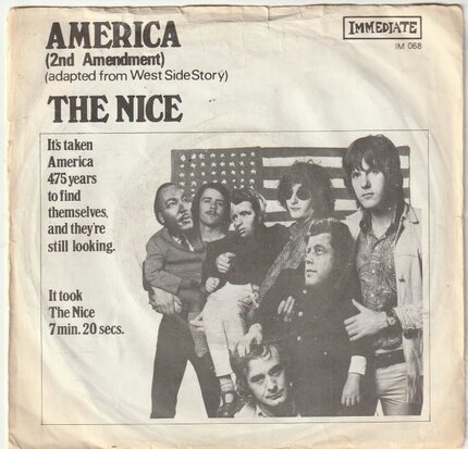 The Nice - America + The diamond hard blue apples of the moon (Vinylsingle)