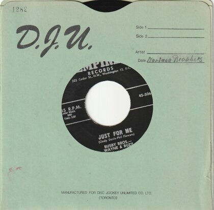 Wayne Busby - Goin' Back To Dixie + Just For Me (Vinylsingle)