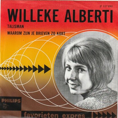 Willeke Alberti - Talisman + Waarom zijn je brieven zo kort (Vinylsingle)