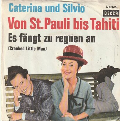 Caterina Valente & Silvio - Von St. Pauli Bis Tahiti + Es Fangt Zu Regnen An (Vinylsingle)