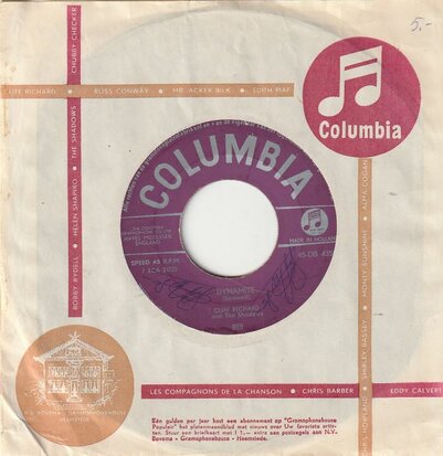 Cliff Richard - Dynamite + Travellin' light (Vinylsingle)