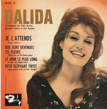 Dalida - Je L'Attends (EP) (Vinylsingle)