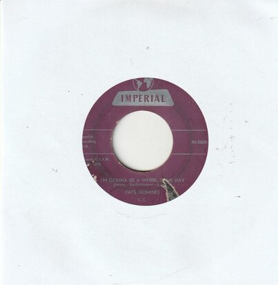 Fats Domino - I'm gonna be a wheel someday + I want to walk you home (Vinylsingle)