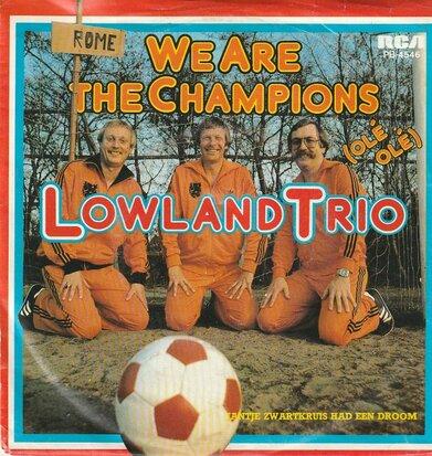 Lowland Trio - We are the champions + Jantje zwartkruis (Vinylsingle)