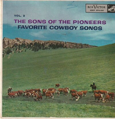 Sons of the Pioneers - Favorite Cowboy Songs (EP) (Vinylsingle)