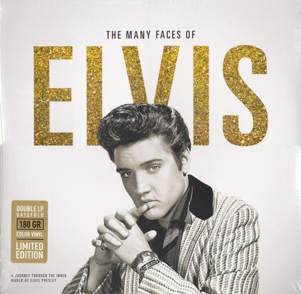 VARIOUS - MANY FACES OF ELVIS -COLOURED- (Vinyl LP)