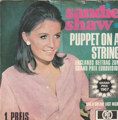 Sandie Shaw - Puppet on a string + Had a dream last night (Vinylsingle)