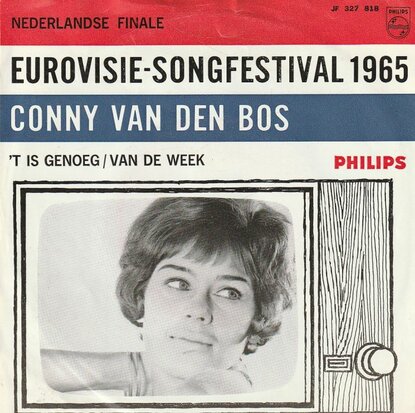 Conny van den Bos - 'T is genoeg + Van de week (Vinylsingle)