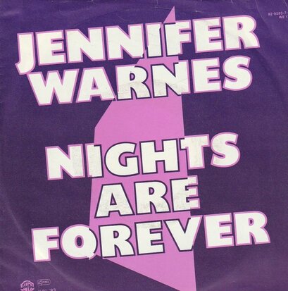 Jennifer Warnes - Nights Are Forever + Kick The Can (Vinylsingle)