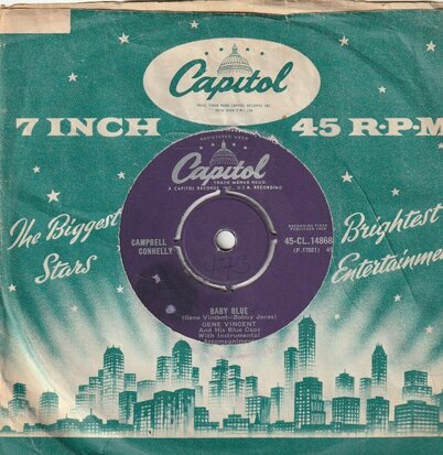 Gene Vincent - Baby blue + True to you (Vinylsingle)