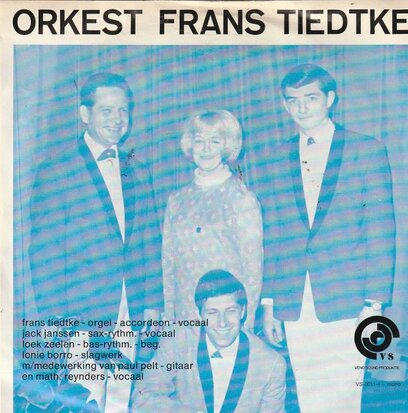 Orkest Frans Tiedtke - Toen Ik Jou Zag Staan + Jij Bent Te Hip (Vinylsingle)