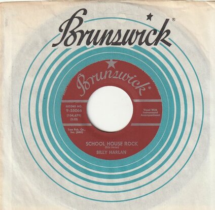 Billy Harlan - School House Rock + I Wanna Bop (Vinylsingle)