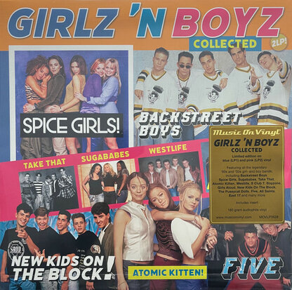 VARIOUS - GIRLZ 'N BOYZ COLLECTED -COLOURED- (Vinyl LP)