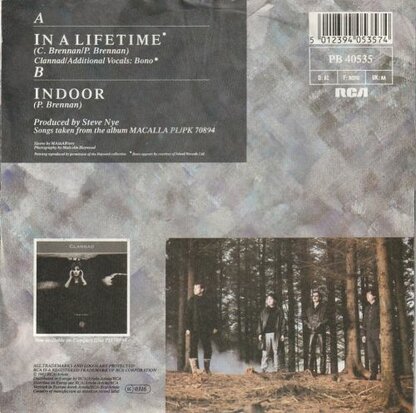 Clannad - In a lifetime + Indoor (Vinylsingle)