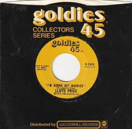 Lloyd Price - I'm gonna get married + Just because (Vinylsingle)